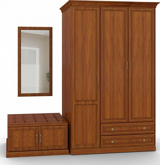 Комплект мебели для прихожей №21 Версаль Орех Орвието