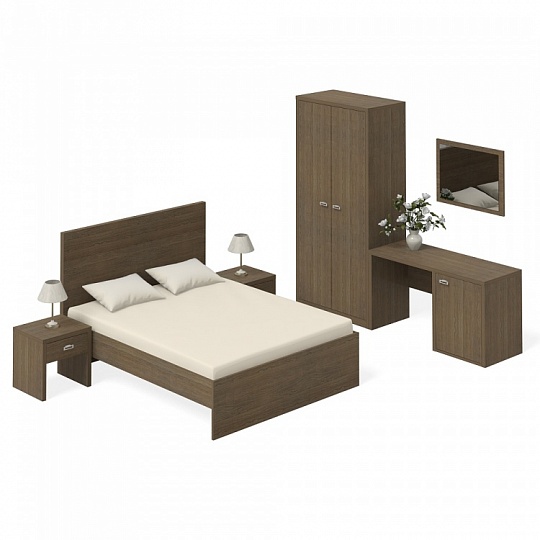 Комплект мебели для спальни №5 Агата Дуб Шамони