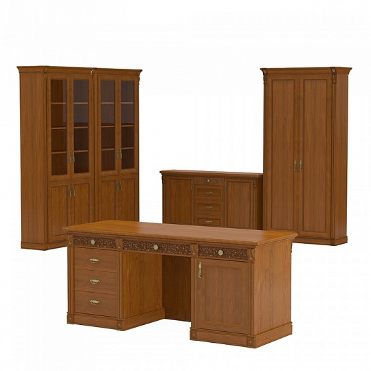 Комплект мебели для кабинета №18 Марсель Орех Орвието