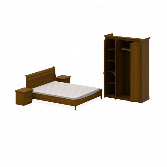 Комплект мебели для спальни №22 Марсель Орех Орвието